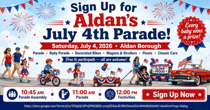 Aldan's July 4th 2026 Celebration