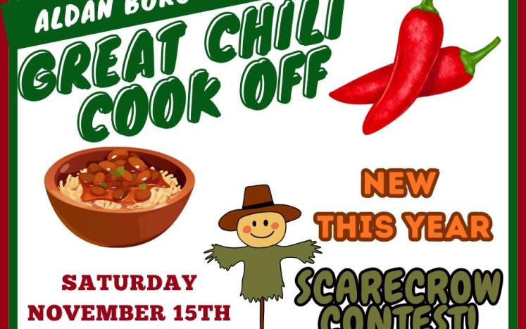 Aldan's 2nd annual Great Chili Cookoff!